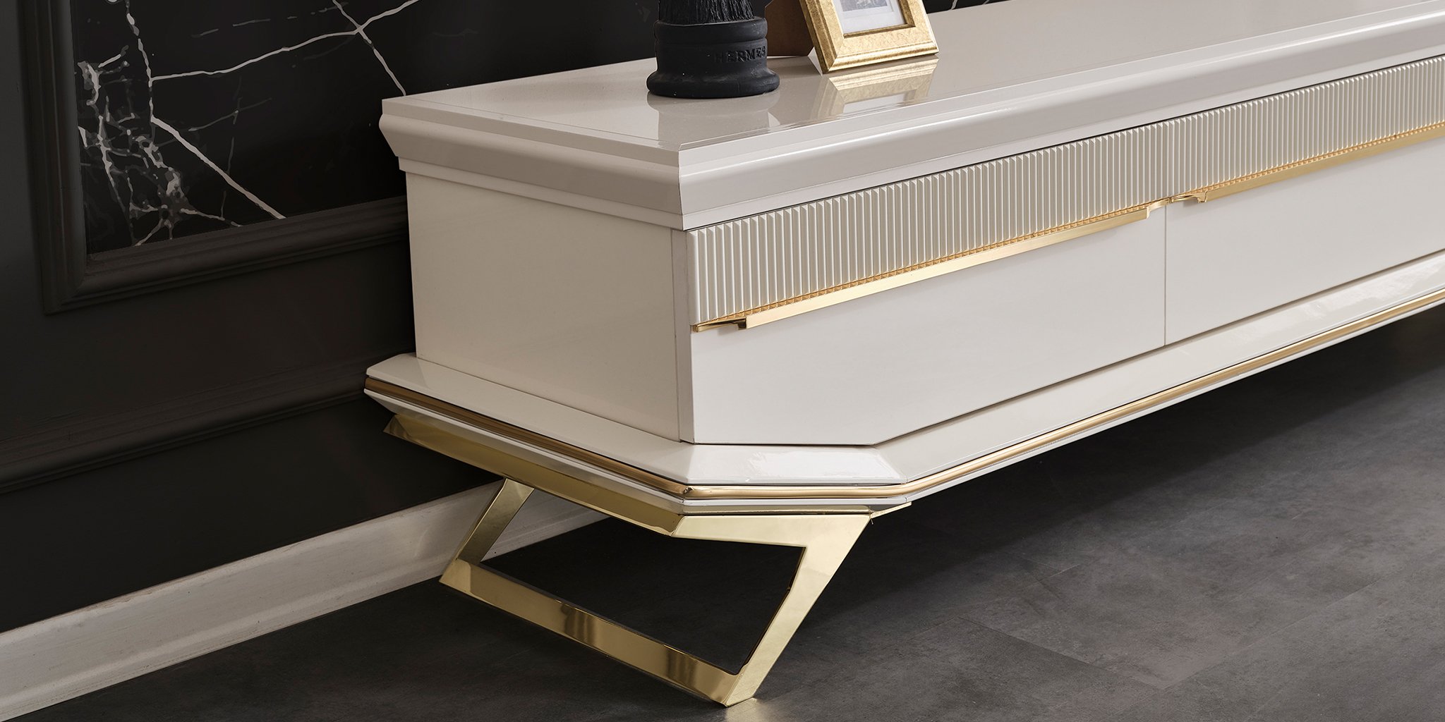 Asos Gold Tv Ünitesi - İnegöl Mobilya